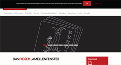 Desktop Screenshot of fieger-lamellenfenster.de
